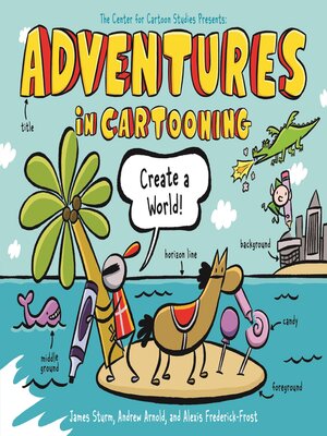 cover image of Adventures in Cartooning